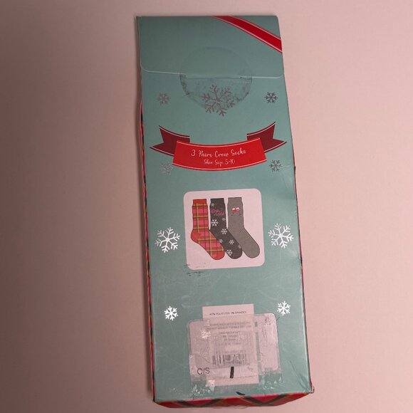 Nordstrom Wine Lover Holiday Christmas Socks Gift Box size 5 10 - Picture 6 of 8
